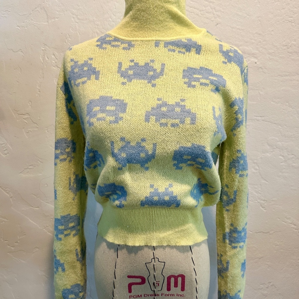 ZARA Space Invaders Sweater